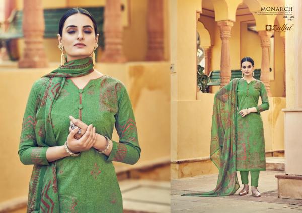 Zulfat Monarch Designer Embroidery Festive Dress Materials